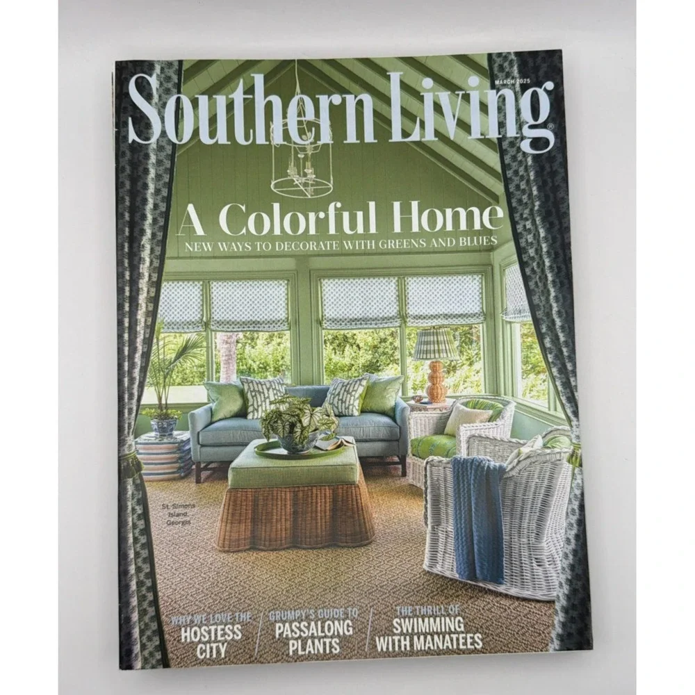 Southern Living Magazine Lot 6 2025 Dolly Parton Lainey Wilson Home Decor Recipe